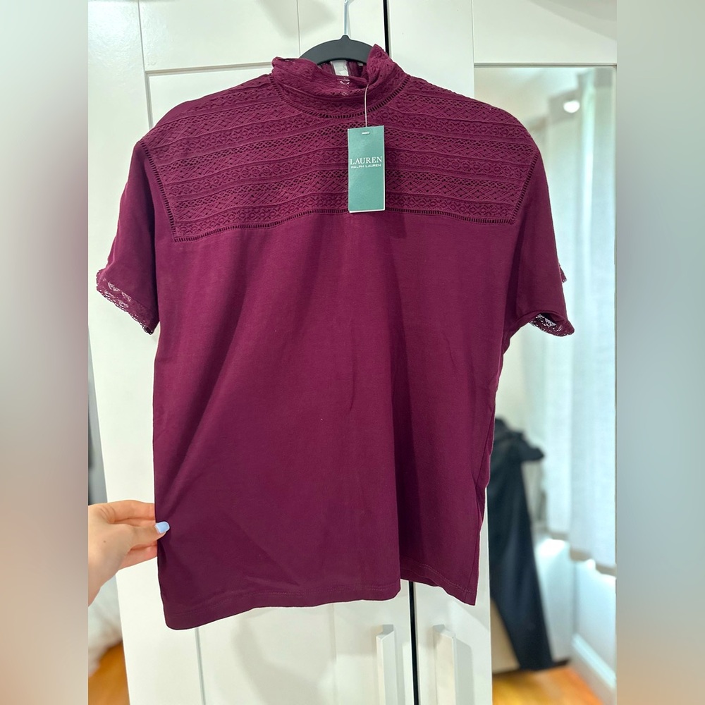 Ralph Lauren Maroon dressy shirt